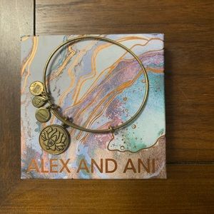 Alex and Ani lotus bracelet